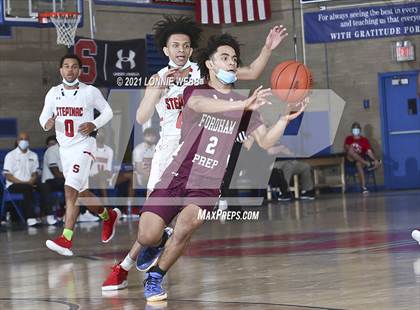 Thumbnail 3 in Fordham Prep vs Achbishop Stepinac (CHSAA Spring Tournament) photogallery.