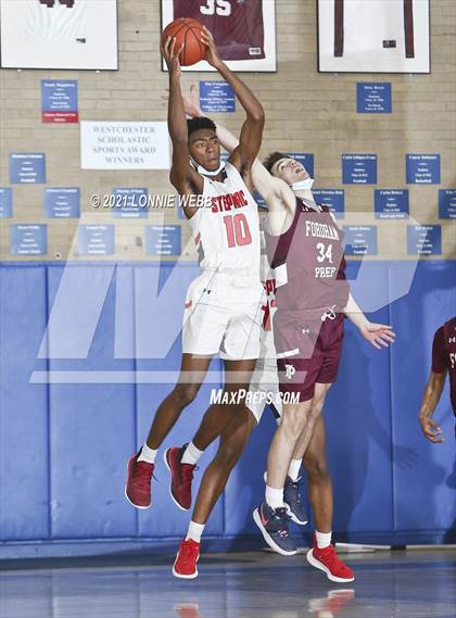 Thumbnail 2 in Fordham Prep vs Achbishop Stepinac (CHSAA Spring Tournament) photogallery.