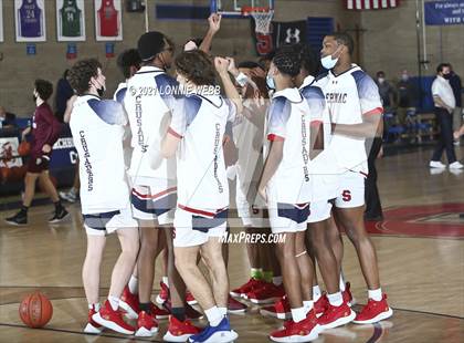 Thumbnail 2 in Fordham Prep vs Achbishop Stepinac (CHSAA Spring Tournament) photogallery.