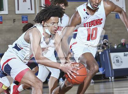 Thumbnail 3 in Fordham Prep vs Achbishop Stepinac (CHSAA Spring Tournament) photogallery.