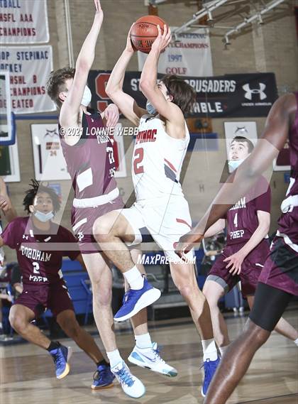 Thumbnail 2 in Fordham Prep vs Achbishop Stepinac (CHSAA Spring Tournament) photogallery.