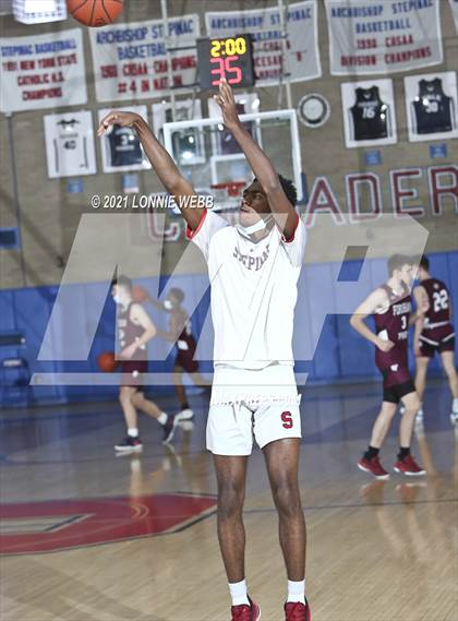 Thumbnail 2 in Fordham Prep vs Achbishop Stepinac (CHSAA Spring Tournament) photogallery.