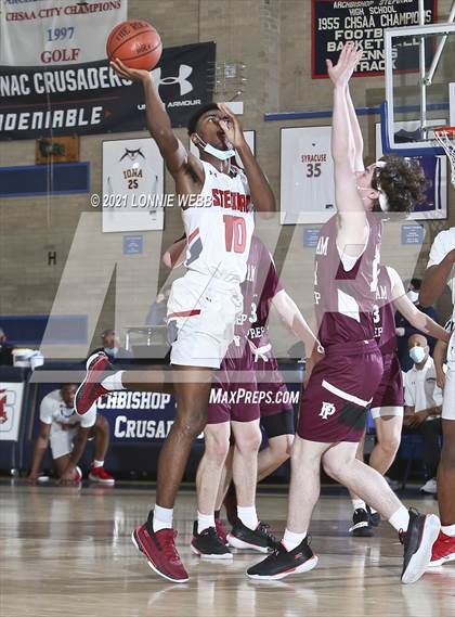 Thumbnail 1 in Fordham Prep vs Achbishop Stepinac (CHSAA Spring Tournament) photogallery.