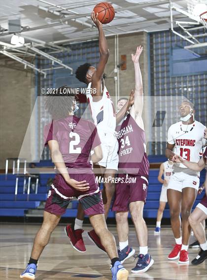 Thumbnail 2 in Fordham Prep vs Achbishop Stepinac (CHSAA Spring Tournament) photogallery.