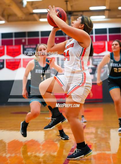 Thumbnail 2 in Poston Butte vs. Highland (Lady Blackhawk Invitational) photogallery.