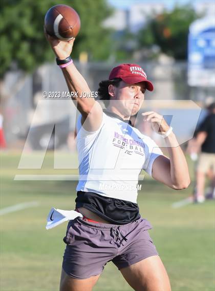 Thumbnail 1 in Northwest Christian vs. Moon Valley (O'Connor 7v7) photogallery.