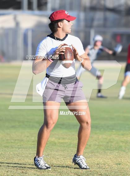 Thumbnail 2 in Northwest Christian vs. Moon Valley (O'Connor 7v7) photogallery.