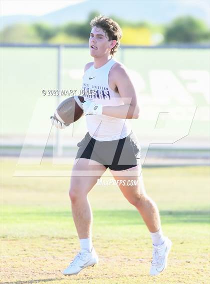 Thumbnail 3 in Northwest Christian vs. Moon Valley (O'Connor 7v7) photogallery.