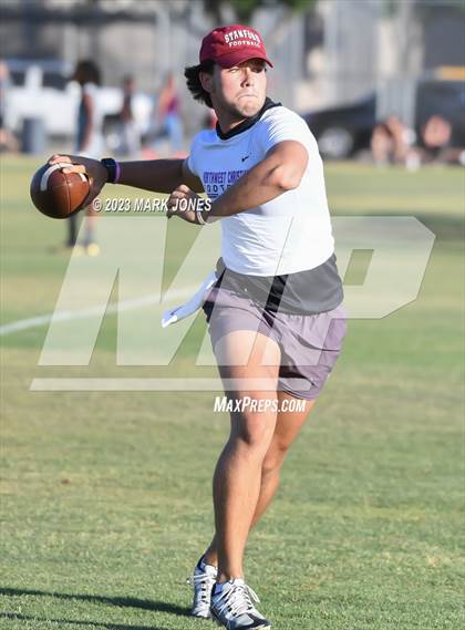 Thumbnail 3 in Northwest Christian vs. Moon Valley (O'Connor 7v7) photogallery.