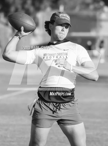 Thumbnail 3 in Northwest Christian vs. Moon Valley (O'Connor 7v7) photogallery.
