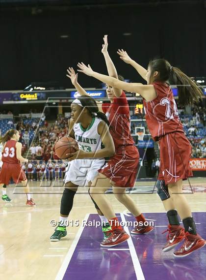 Thumbnail 3 in McClatchy vs. St. Mary's (CIF SJS D-1 Girls Final) photogallery.