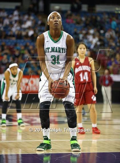 Thumbnail 2 in McClatchy vs. St. Mary's (CIF SJS D-1 Girls Final) photogallery.