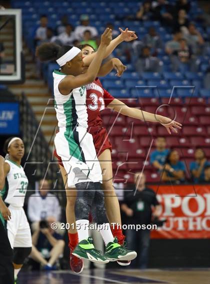 Thumbnail 2 in McClatchy vs. St. Mary's (CIF SJS D-1 Girls Final) photogallery.