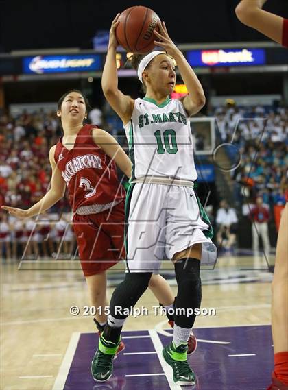 Thumbnail 1 in McClatchy vs. St. Mary's (CIF SJS D-1 Girls Final) photogallery.