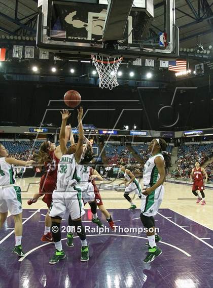 Thumbnail 3 in McClatchy vs. St. Mary's (CIF SJS D-1 Girls Final) photogallery.