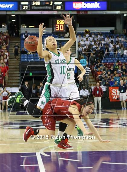 Thumbnail 3 in McClatchy vs. St. Mary's (CIF SJS D-1 Girls Final) photogallery.
