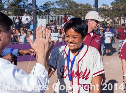 Thumbnail 1 in Lowell vs. Washington (CIF SF Section AAA Final) photogallery.