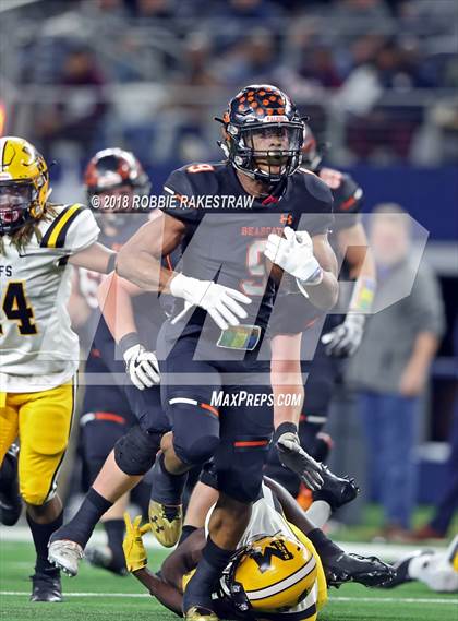 Thumbnail 1 in Aledo vs. Fort Bend Marshall (UIL 5A Division 2 Championship) photogallery.