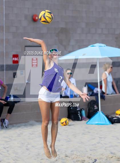 Thumbnail 2 in Norte Dame Prep vs. Desert Vista (AIA 6A Pairs D-I RD2) photogallery.