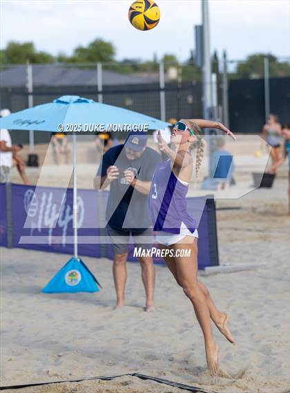 Thumbnail 1 in Norte Dame Prep vs. Desert Vista (AIA 6A Pairs D-I RD2) photogallery.