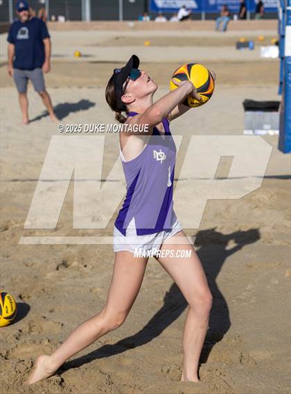 Thumbnail 2 in Norte Dame Prep vs. Desert Vista (AIA 6A Pairs D-I RD2) photogallery.