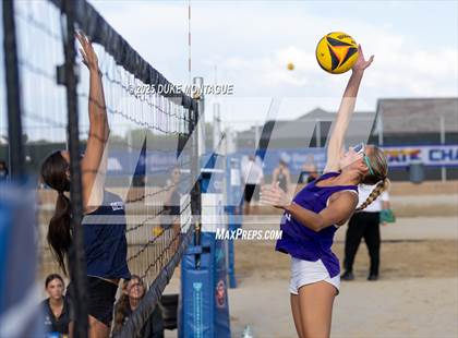 Thumbnail 1 in Norte Dame Prep vs. Desert Vista (AIA 6A Pairs D-I RD2) photogallery.