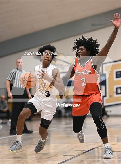 Thumbnail 2 in Lynwood vs. Pacifica Christian/Orange County (MLK Classic) photogallery.