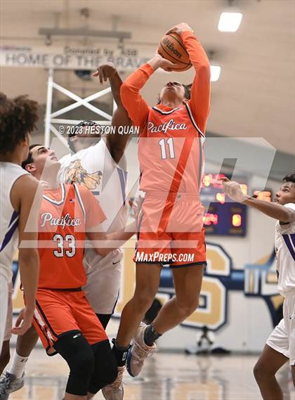 Thumbnail 3 in Lynwood vs. Pacifica Christian/Orange County (MLK Classic) photogallery.