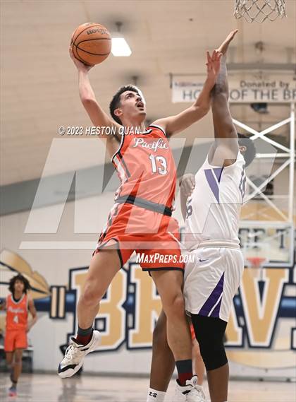 Thumbnail 2 in Lynwood vs. Pacifica Christian/Orange County (MLK Classic) photogallery.
