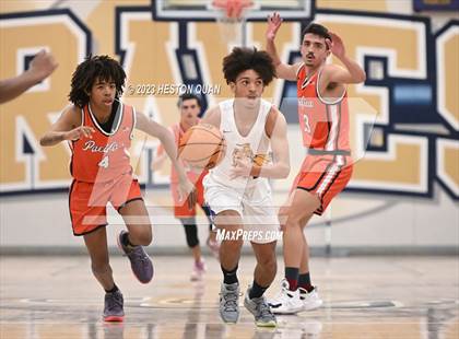 Thumbnail 2 in Lynwood vs. Pacifica Christian/Orange County (MLK Classic) photogallery.