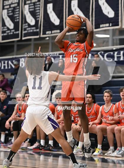 Thumbnail 3 in Lynwood vs. Pacifica Christian/Orange County (MLK Classic) photogallery.