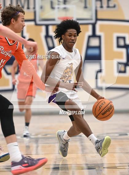 Thumbnail 2 in Lynwood vs. Pacifica Christian/Orange County (MLK Classic) photogallery.