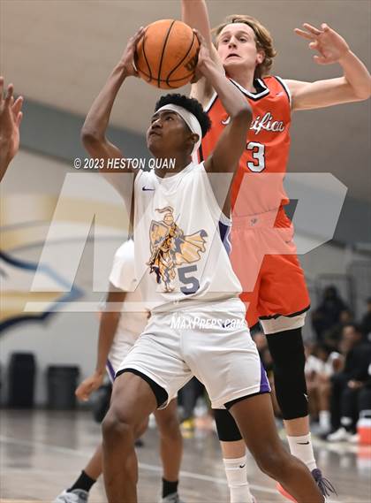 Thumbnail 2 in Lynwood vs. Pacifica Christian/Orange County (MLK Classic) photogallery.