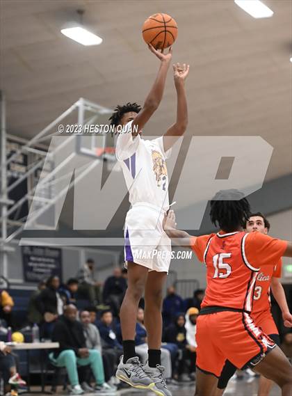 Thumbnail 2 in Lynwood vs. Pacifica Christian/Orange County (MLK Classic) photogallery.