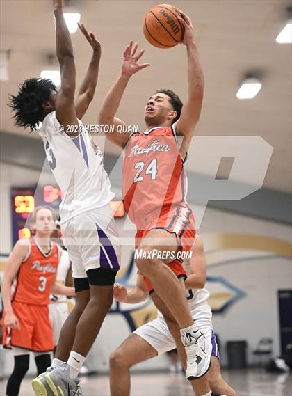 Thumbnail 1 in Lynwood vs. Pacifica Christian/Orange County (MLK Classic) photogallery.
