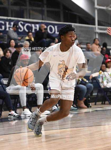 Thumbnail 3 in Lynwood vs. Pacifica Christian/Orange County (MLK Classic) photogallery.