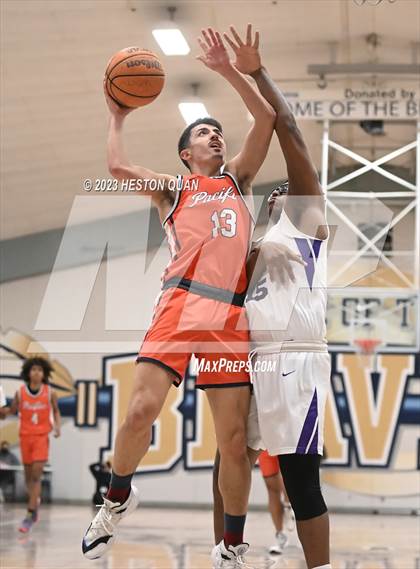 Thumbnail 1 in Lynwood vs. Pacifica Christian/Orange County (MLK Classic) photogallery.