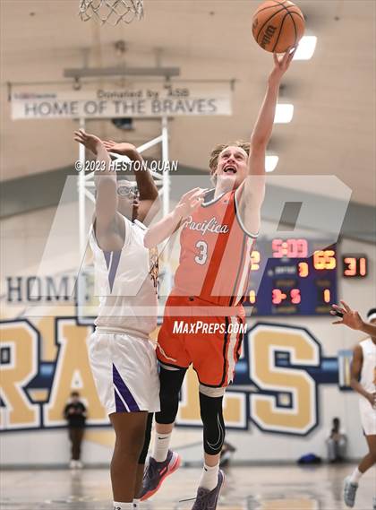 Thumbnail 3 in Lynwood vs. Pacifica Christian/Orange County (MLK Classic) photogallery.