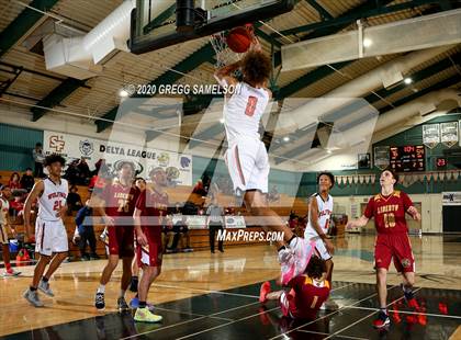 Thumbnail 2 in Cosumnes Oaks vs Liberty (Adidas Challenge) photogallery.
