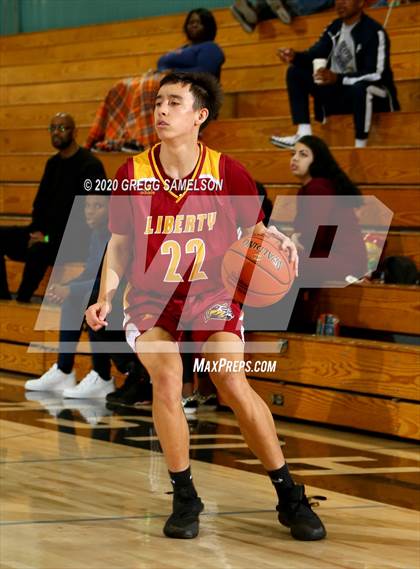 Thumbnail 3 in Cosumnes Oaks vs Liberty (Adidas Challenge) photogallery.