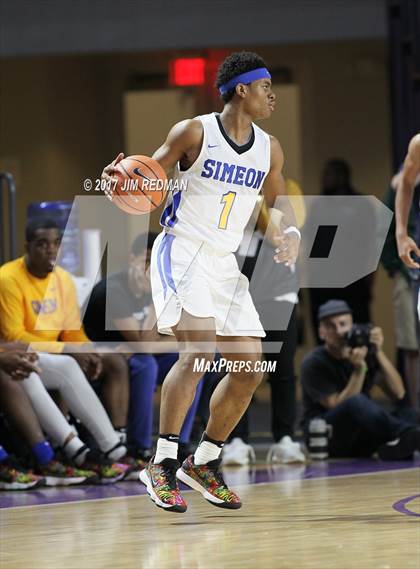 Thumbnail 1 in Simeon vs. McEachern (City of Palms Classic) photogallery.