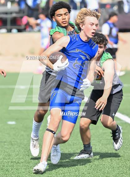 Thumbnail 1 in Paradise Honors vs. Morenci (ACU 7v7 Tournament) photogallery.