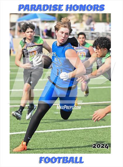 Thumbnail 1 in Paradise Honors vs. Morenci (ACU 7v7 Tournament) photogallery.