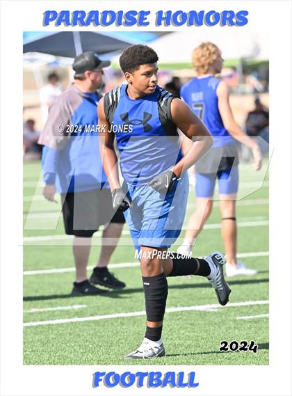 Thumbnail 2 in Paradise Honors vs. Morenci (ACU 7v7 Tournament) photogallery.