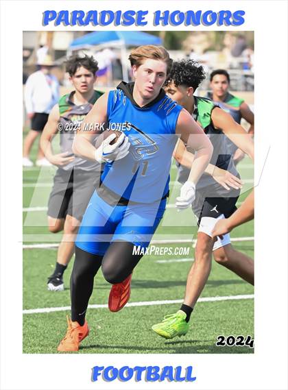 Thumbnail 3 in Paradise Honors vs. Morenci (ACU 7v7 Tournament) photogallery.