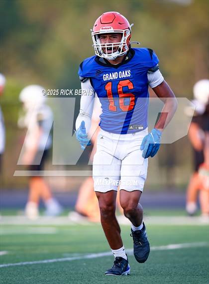 Thumbnail 2 in JV: Grand Oaks (blue) vs Conroe photogallery.