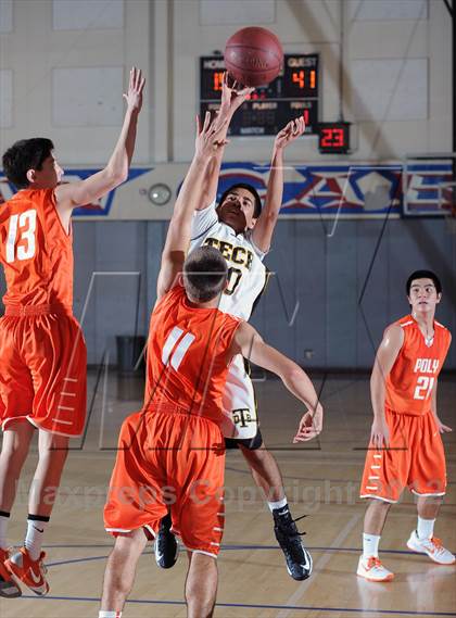 Thumbnail 2 in Polytechnic vs. Bosco Tech (San Gabriel Tournament) photogallery.