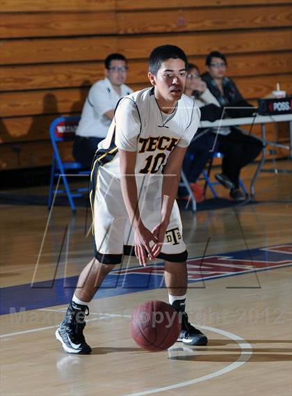 Thumbnail 2 in Polytechnic vs. Bosco Tech (San Gabriel Tournament) photogallery.