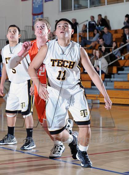 Thumbnail 3 in Polytechnic vs. Bosco Tech (San Gabriel Tournament) photogallery.