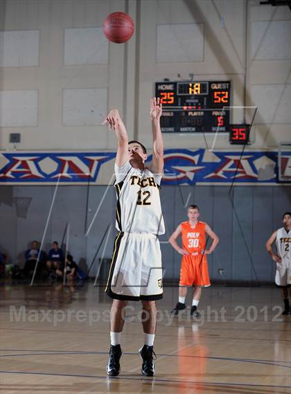 Thumbnail 2 in Polytechnic vs. Bosco Tech (San Gabriel Tournament) photogallery.
